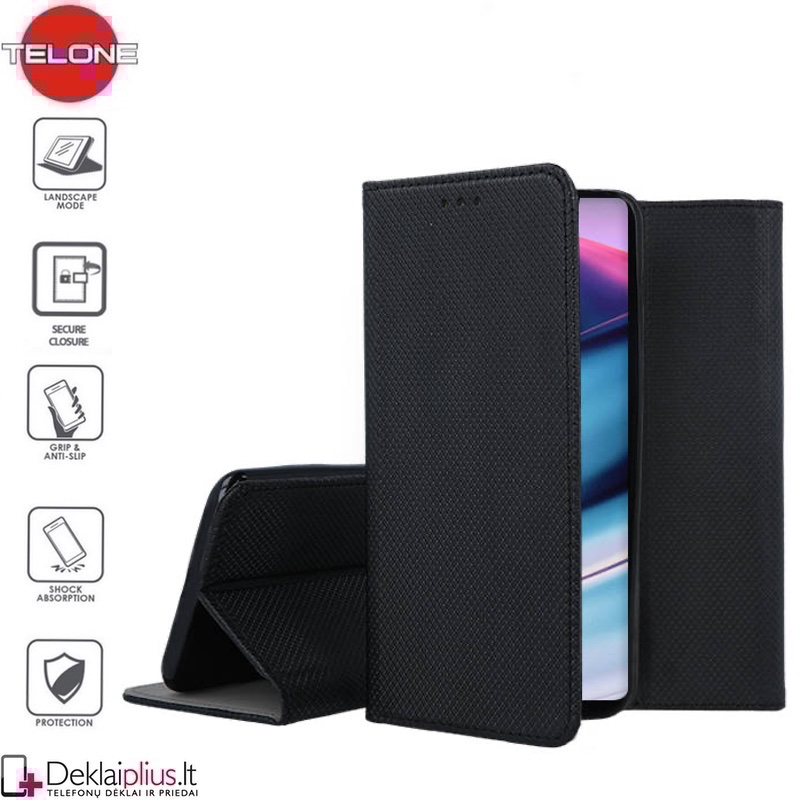 Telone smart magnet atverčiamas dėklas - juodas (telefonui Oneplus Nord Ce/Nord Ce 5G) Telone smart magnet atverčiamas dėklas - juodas (telefonui Oneplus Nord Ce/Nord Ce 5G)